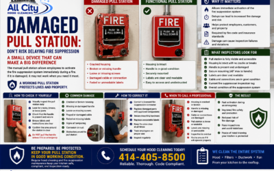 Damaged Pull Station: Why a Working Fire Suppression Pull Station Is Essential for Commercial Kitchen Safety