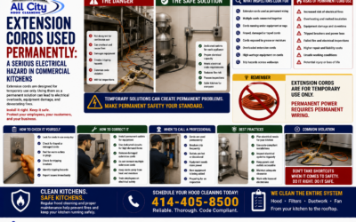 Extension Cords Used Permanently: A Serious Electrical Hazard in Commercial Kitchens