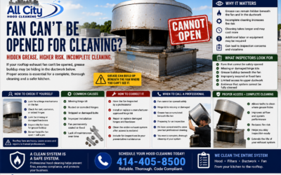 Fan Can’t Be Opened for Cleaning: Why Rooftop Exhaust Fan Access Is Critical