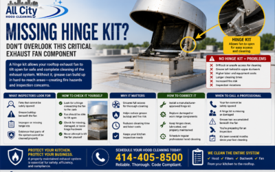 Missing Hinge Kit: Why Your Rooftop Exhaust Fan Needs One